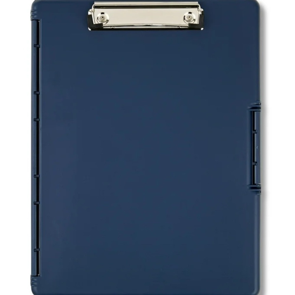 Navy Blue Tablet Holder with Clipboard